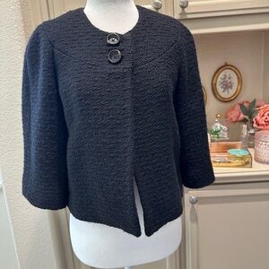 Banana Republic Textured Black Cardigan